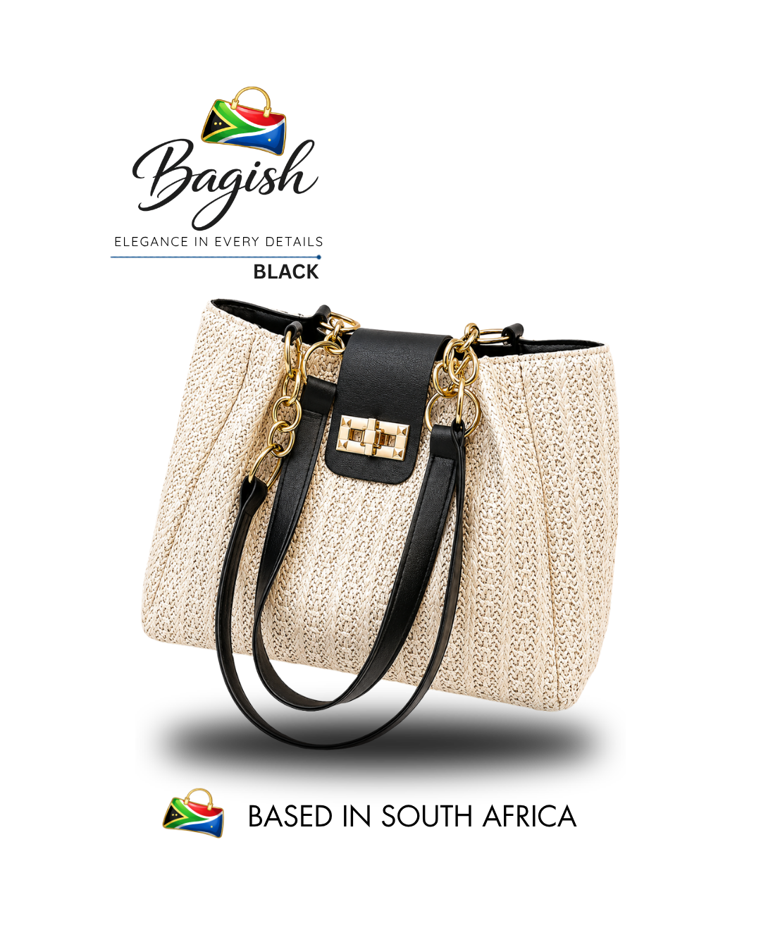 Bagish™  Straw Braid Bag
